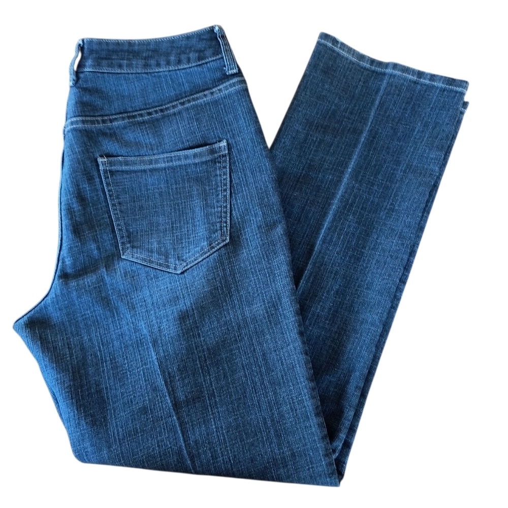 Chico's Platinum Straight Leg Jeans Size 1 ( US 8 )